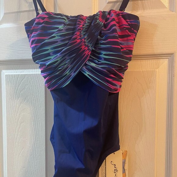 Profile By Gottex Other - Gottex Helios Bandeau One Piece Swimsuit Size 8